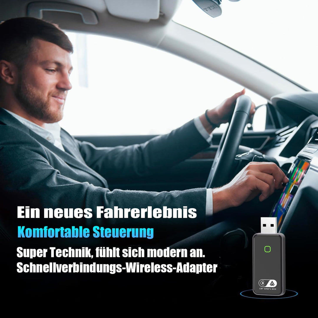 2026 Wireless Android Auto und Carplay Wireless Adapter, 2 in 1 Konvertieren Wired Android Auto/Carp
