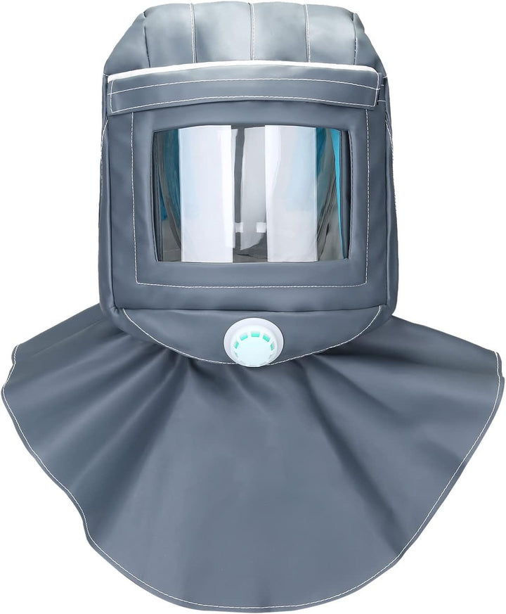 ENJOHOS Sandstrahlschutzhaube, Anti-Wind/Sandstrahlwerkzeuge, Sandstrahlhaube Kappe, Staubschutz Ges