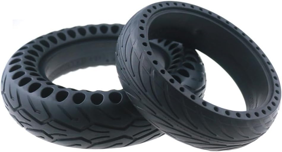 SPORTARC 20,3 cm Vollreifen 8x2,125 für Ninebot Segway ES1/ES2/ES3/ES4 Elektroroller in Schwarz aus