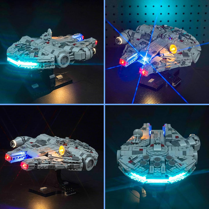 Licht Kompatibel mit Lego Millennium Falcon 75375, Nur Lichter Set - Kein Modell, Sonderanfertigung