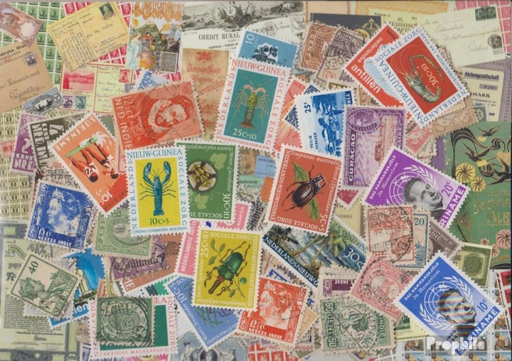 Prophila Collection Niederlande 100 Verschiedene Marken Niederländische Kolonien mit Nachfolgestaate