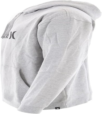 Hurley Herren M OAO Solid Core Po Fleece Sweatshirt S Dk Grau Htr, S Dk Grau Htr