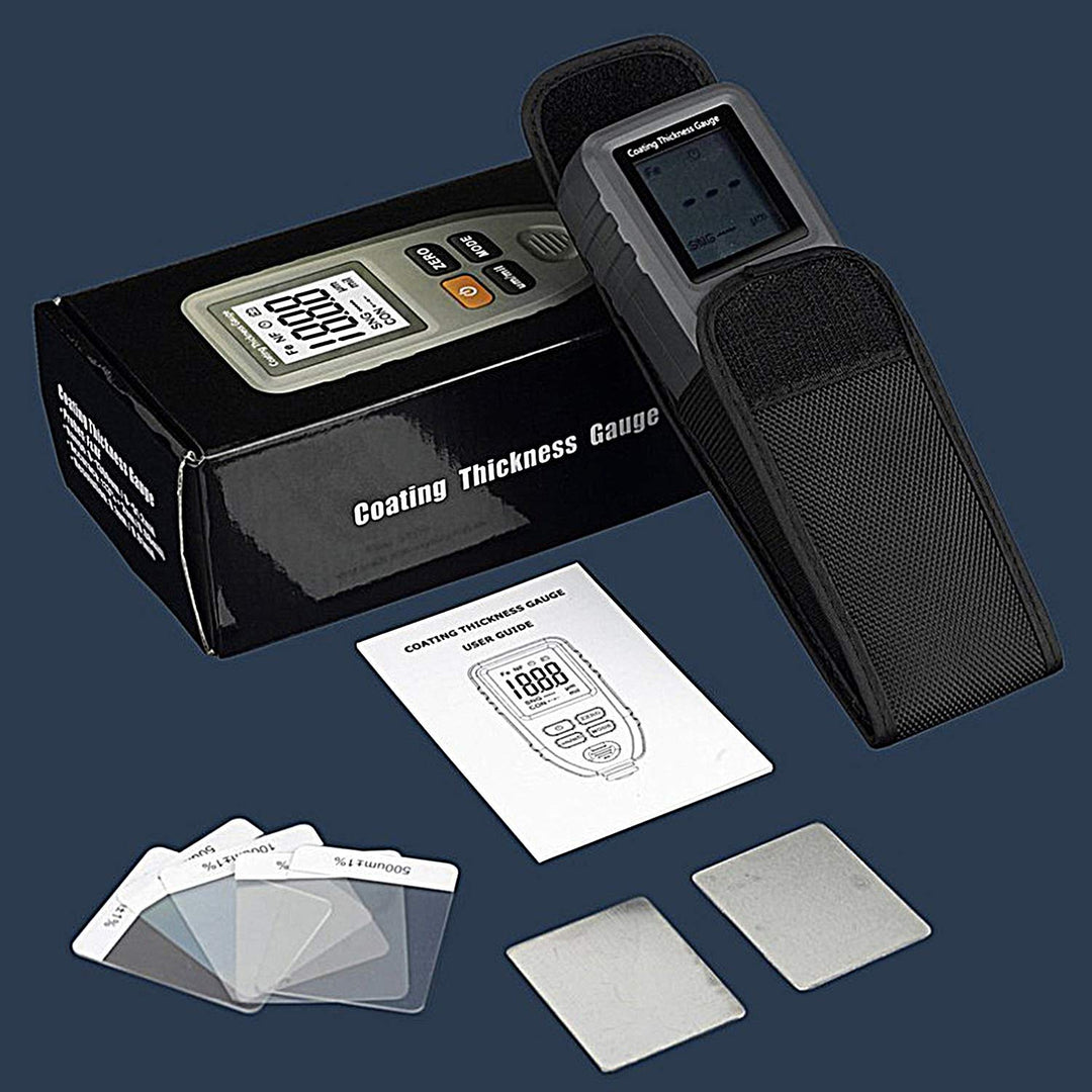 Dickenmessgerät für Autolackbeschichtung HP-1001 Digitaler Lackschichtdickenmessgerät Handheld mit A