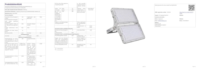 Bellanny LED Strahler Aussen 200W, 20000LM Superhell LED Scheinwerfer, 6500K Kaltweiss LED Fluter, L