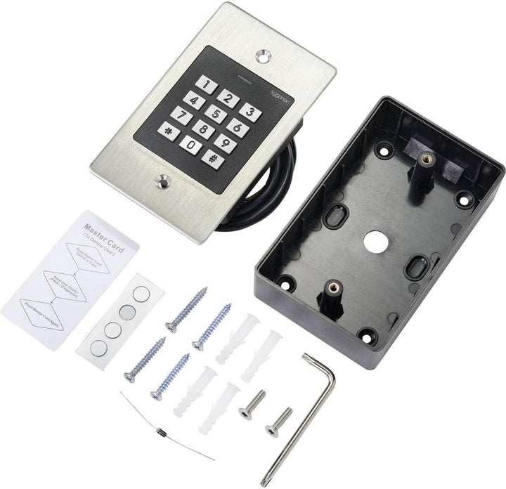 sygonix SY-4760956 Code-Tastatur mit RFID-Unterputzmontage, 12 V/DC, 18 V/DC, IP66