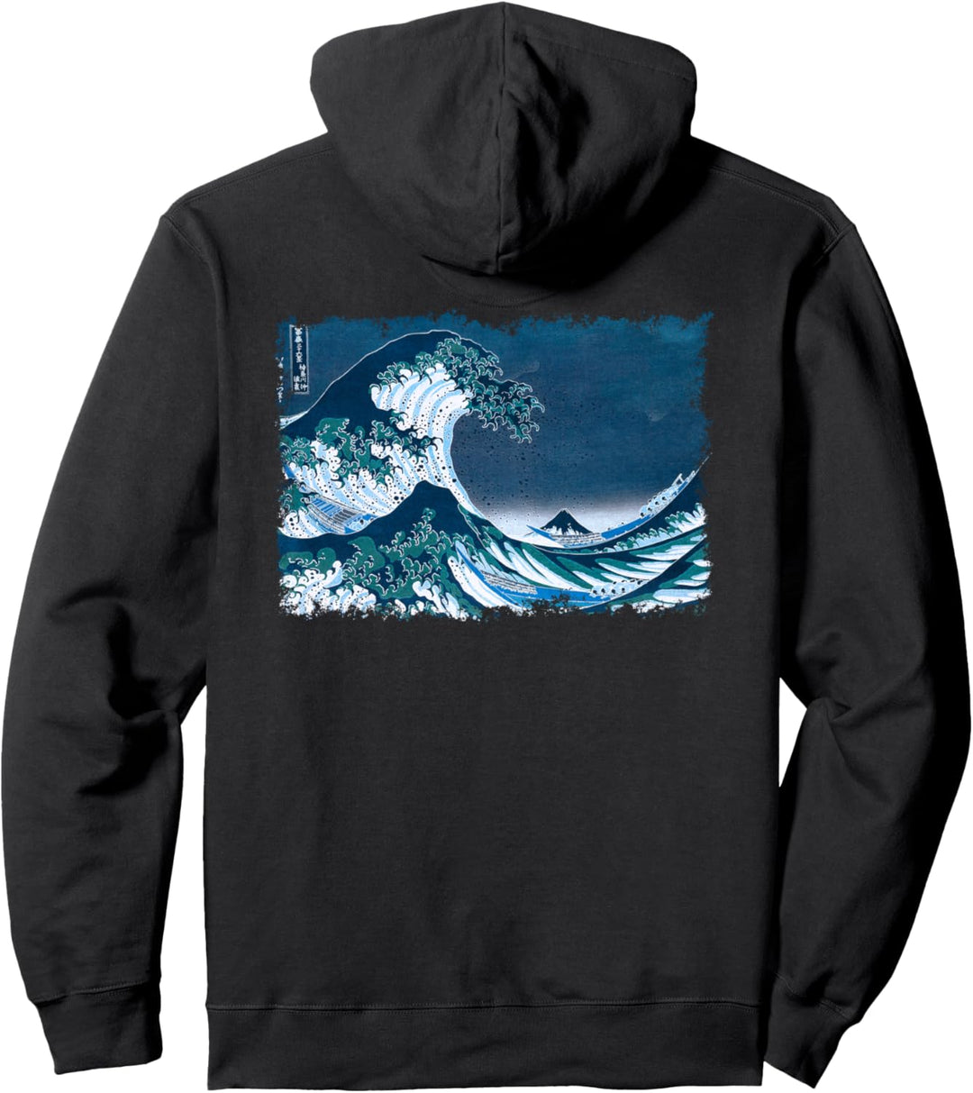 Berühmte Klassische Japanische Kunst: Welle Hokusai Stilvoll Pullover Hoodie