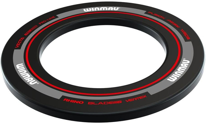 WINMAU Dartscheibe Schutzring – Advance Schwarz, Rot, Weiss & Grün Dart Surround Schwarz & Rot, Schw