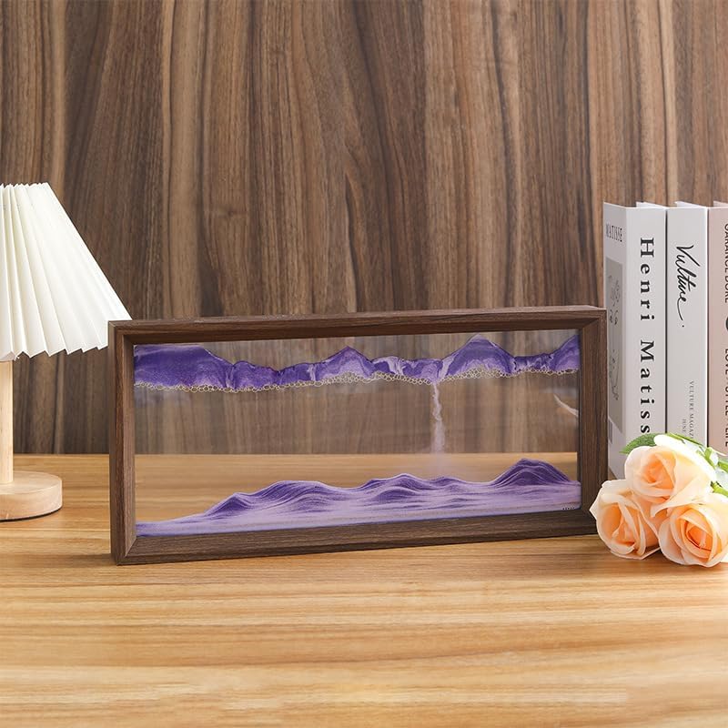 AzureLeap Sandbilder zum Drehen 3D Sandscape die Sandkunst in Tiefsee Fliessende Sandmalerei Sandbil