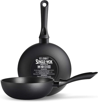 Kelomat, 3431-343, Wok, Wokmeister, 20 cm, Antihaftbeschichtung, 38 x 21 x 7 cm, 760 Gramm, auch für