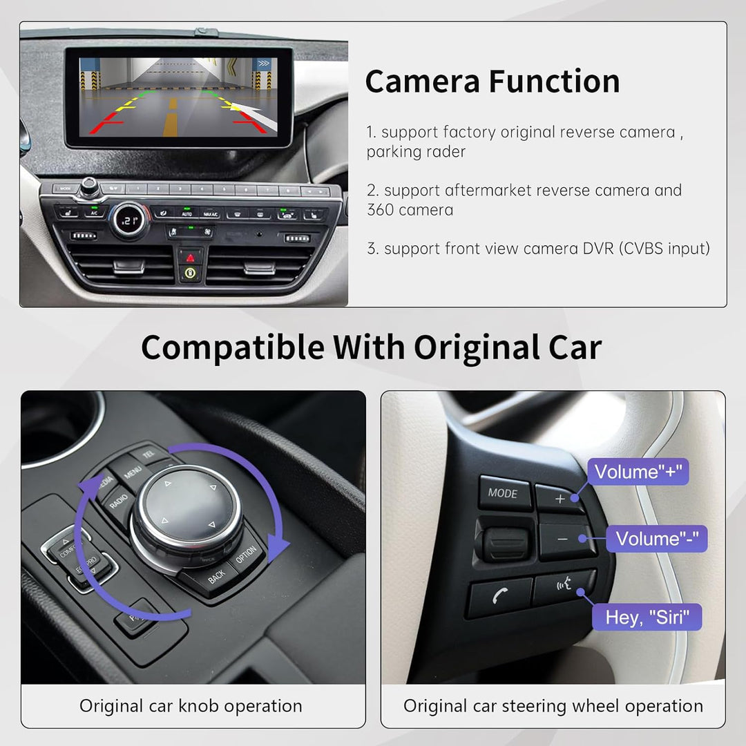 Road Top Wireless Carplay Retrofit Kit Decoder für BMW i3 I01 NBT System 2012-2017 Jahr, Unterstützu
