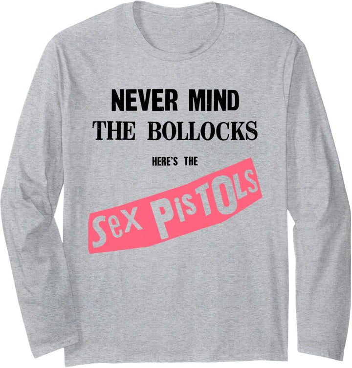 Sex Pistols Offizielle Never Mind The Bollocks Pink Langarmshirt