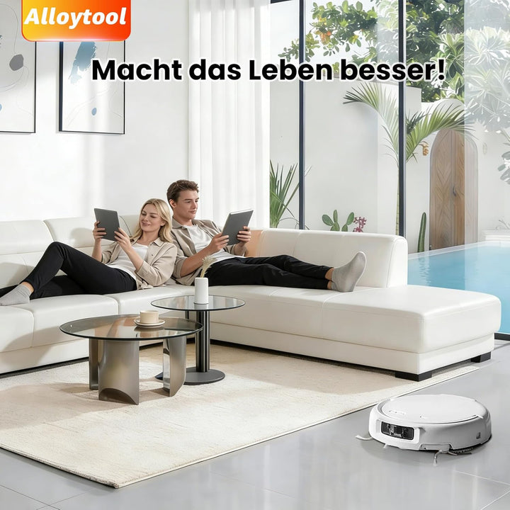 20 Stück Zubehör für DJI ROMO P/Romo S/RomoA Saugroboter, 2 Hauptbürste, 4 Staubbeutel, 4 Wischpads,