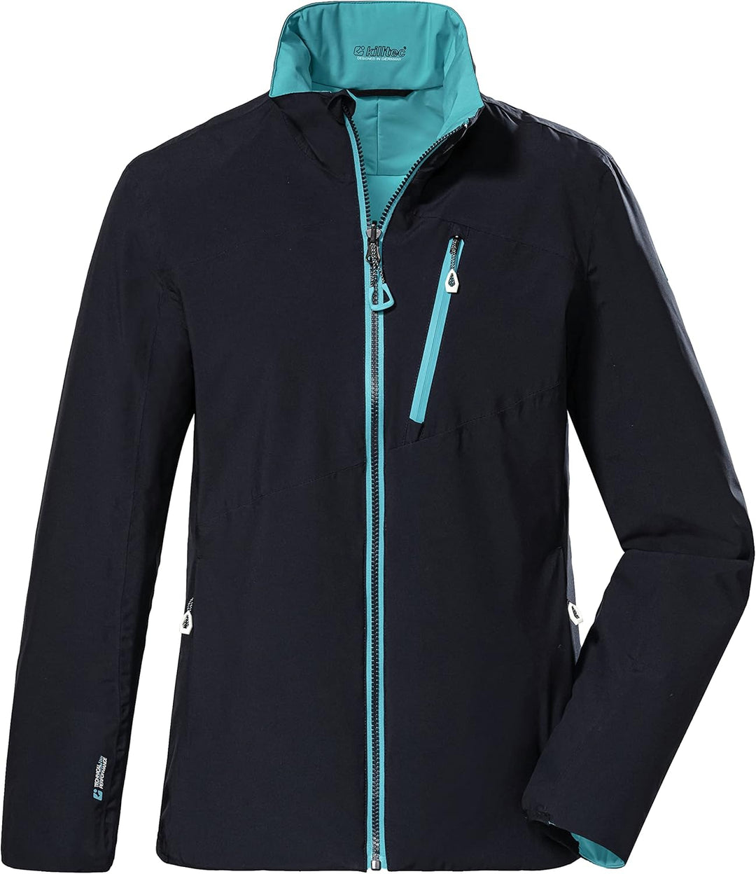 Killtec Damen Kow 100 Wmn Jckt Softshelljacke/Wendejacke, packbar 42 dunkelnavy, 42 dunkelnavy