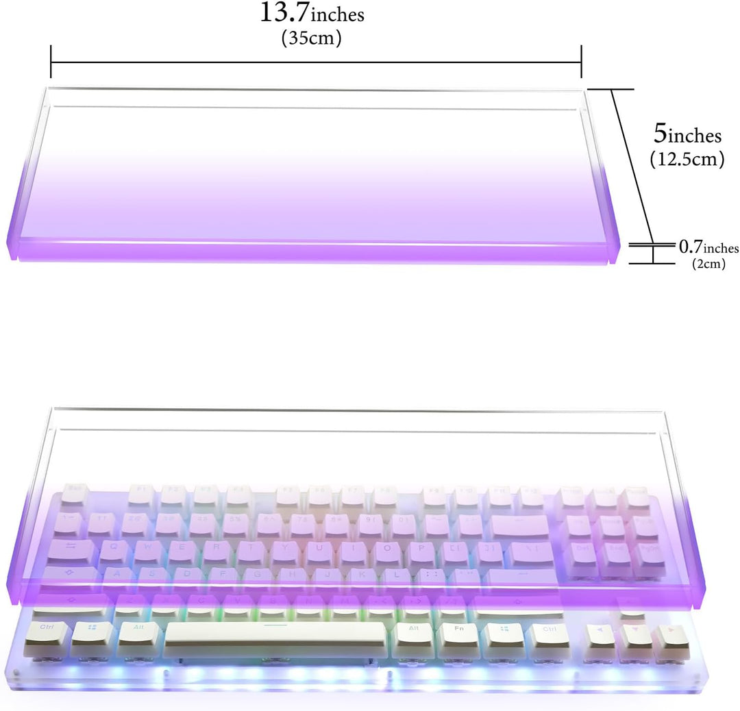 Geekria Tenkeyless TKL Tastatur-Staubschutz, transparente Acryl-Tastaturabdeckung für 80% kompakte m