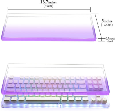 Geekria Tenkeyless TKL Tastatur-Staubschutz, transparente Acryl-Tastaturabdeckung für 80% kompakte m