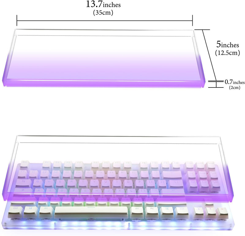 Geekria Tenkeyless TKL Tastatur-Staubschutz, transparente Acryl-Tastaturabdeckung für 80% kompakte m