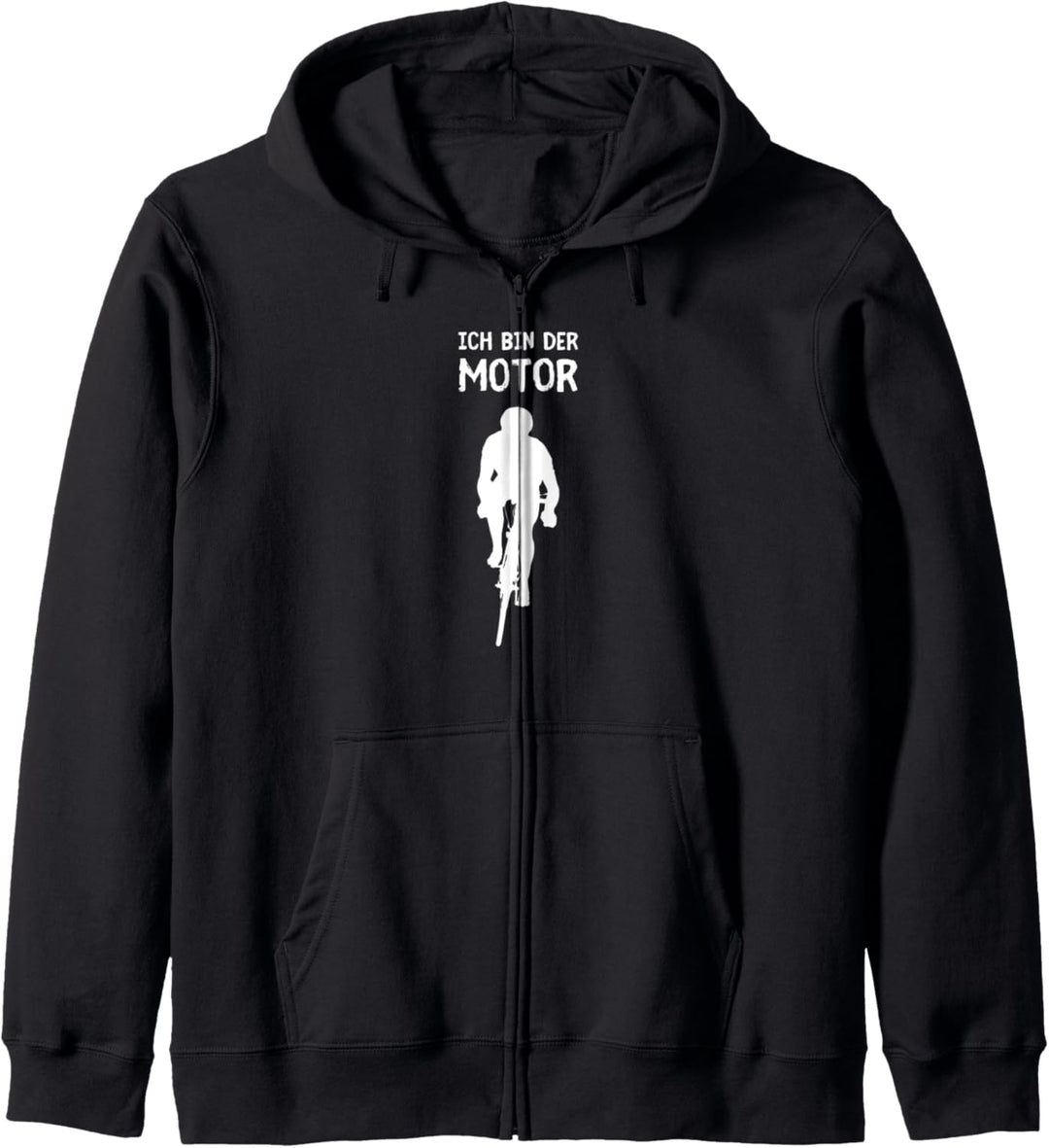 Ich Bin Der Motor MTB Fahrrad Biker Kapuzenjacke
