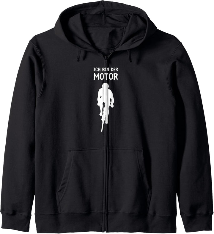 Ich Bin Der Motor MTB Fahrrad Biker Kapuzenjacke