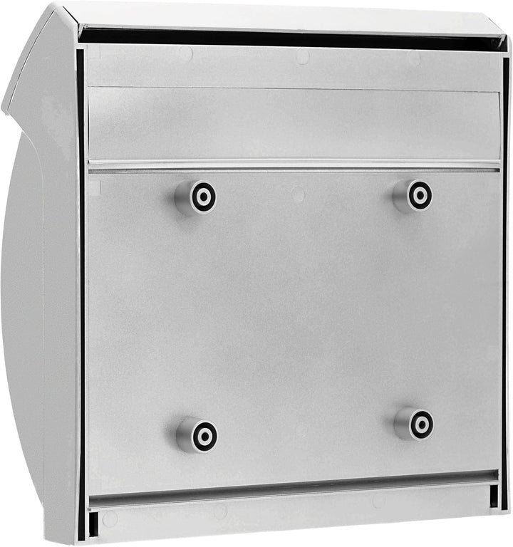 Burg-Wächter Briefkasten ohne Zeitungsfach ohne Namensschild, Hochwertiger Kunststoff, Einwurf-Forma