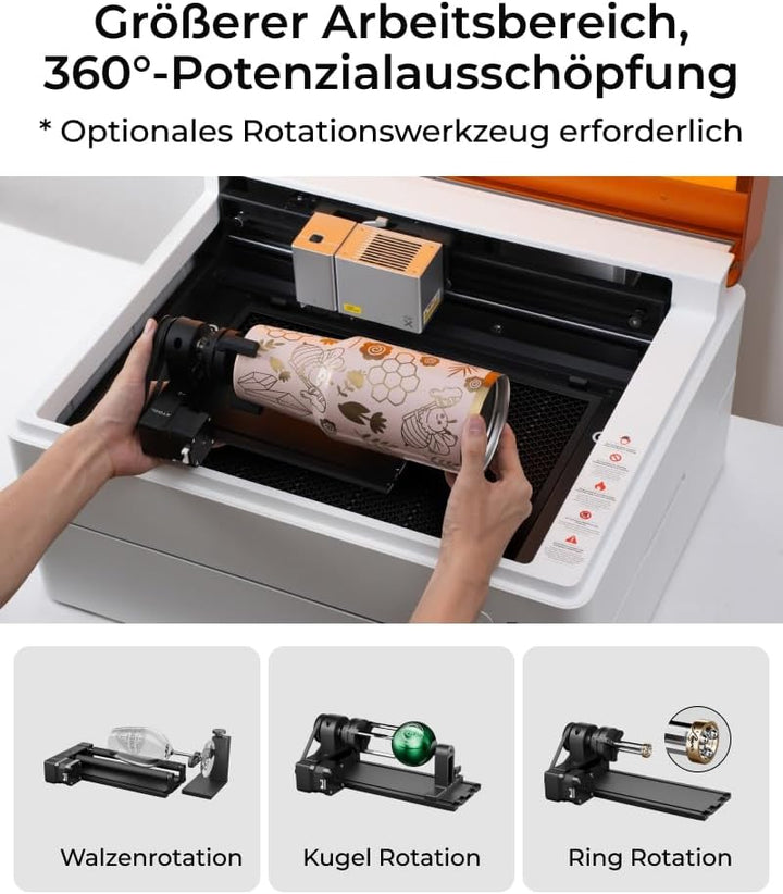 xTool M1 Ultra Riser Base mit Honigwabenplatte, Honigwaben-Arbeitsplatte für schnelle Wärmeableitung
