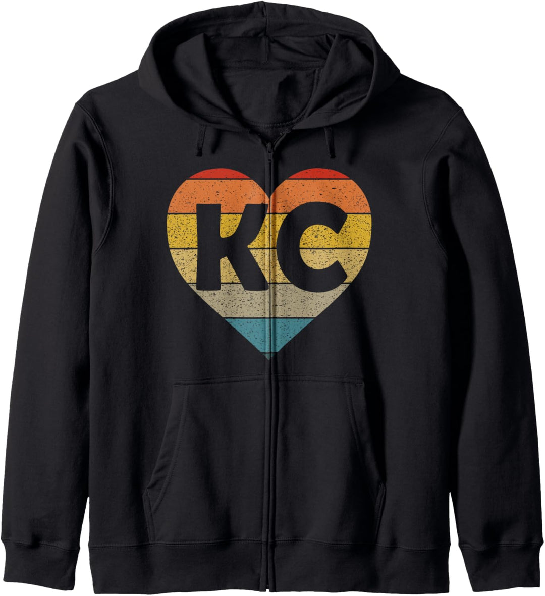 Kansas City Retro-Liebe CA Liebe Cali Kapuzenjacke
