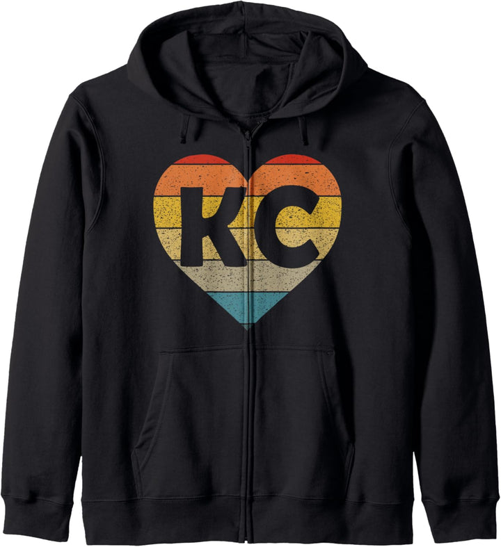 Kansas City Retro-Liebe CA Liebe Cali Kapuzenjacke