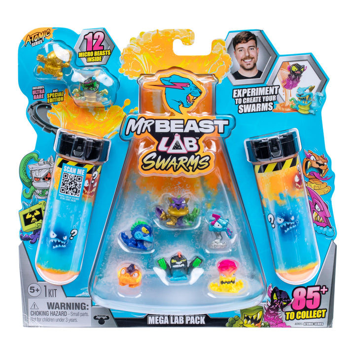 MRBEAST LAB Swarms, Atomic-Serie, Mega-Labor-Packung, Experiment, Wasser hinzufügen, Reagenzglas sch