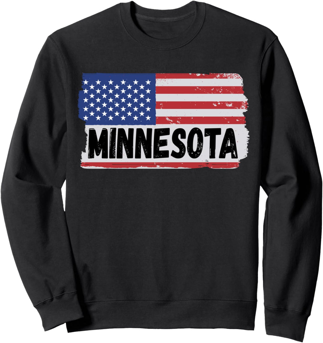 US-Flagge Minnesota, US-Flagge, Minnesota MN Sweatshirt