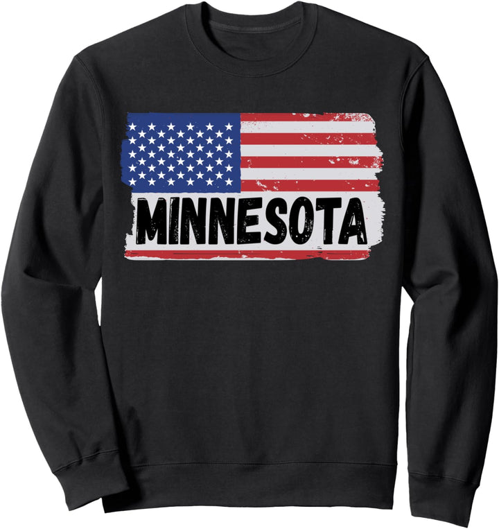 US-Flagge Minnesota, US-Flagge, Minnesota MN Sweatshirt
