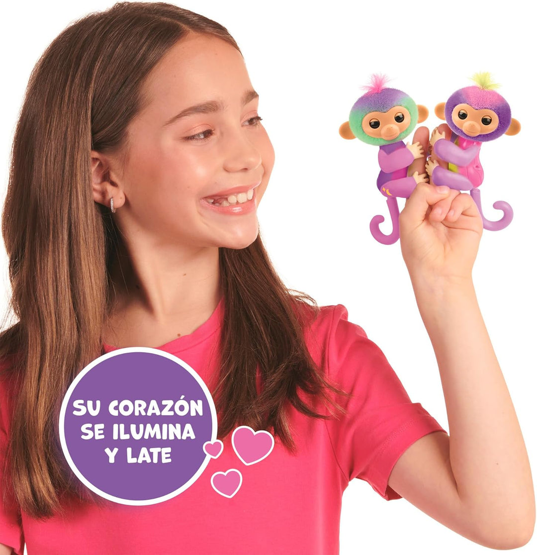 Bizak Fingerlings 61853181-1, magische Farben, interaktives Haustier mit über 70 Geräuschen und Bewe