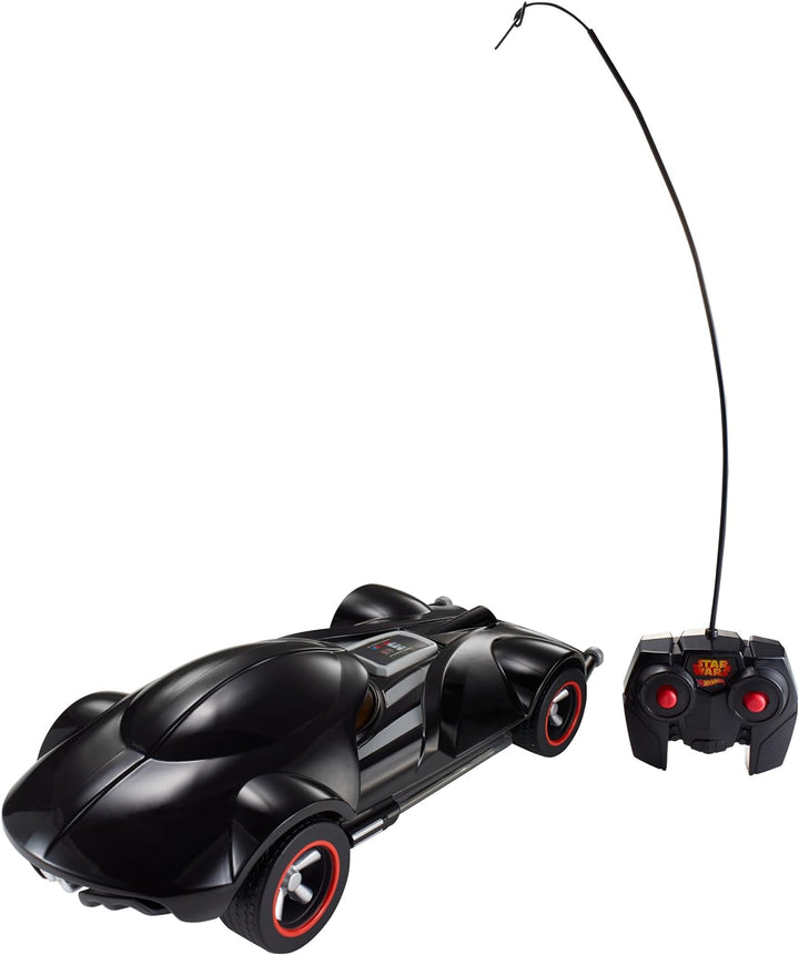 Hot Wheels FBW75 Star Wars Darth Vader RC Fahrzeug mit Lights und Sounds, Ferngesteuertes Auto mit C