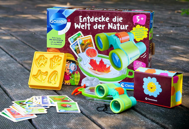 Clementoni Galileo Lab – Entdecke die Welt der Natur, spannender Koffer zum Erkunden der heimischen