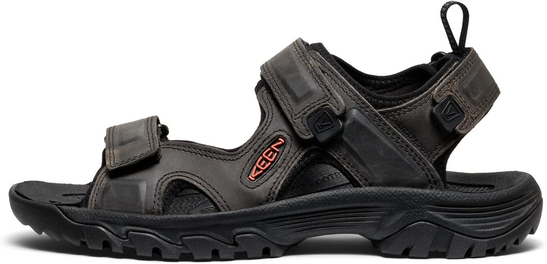 KEEN Herren Targhee 3 Open Toe Sandalen 44.5 EU Grey Black, 44.5 EU Grey Black