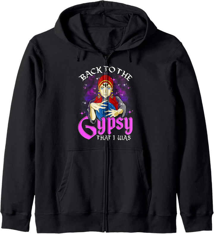 Funny Gypsy Back to the Gypsy That I Was Gifts Kapuzenjacke