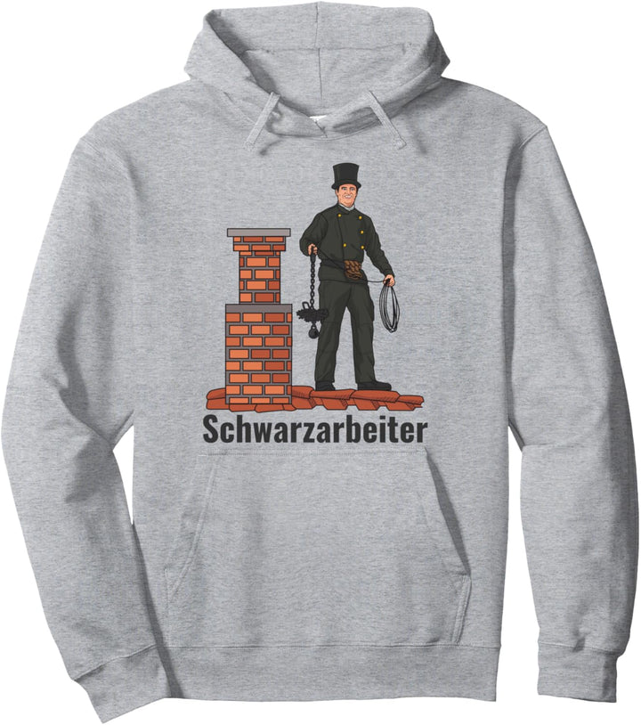 Lustiges Schwarzarbeiter Schornsteinfeger Geschenk Pullover Hoodie