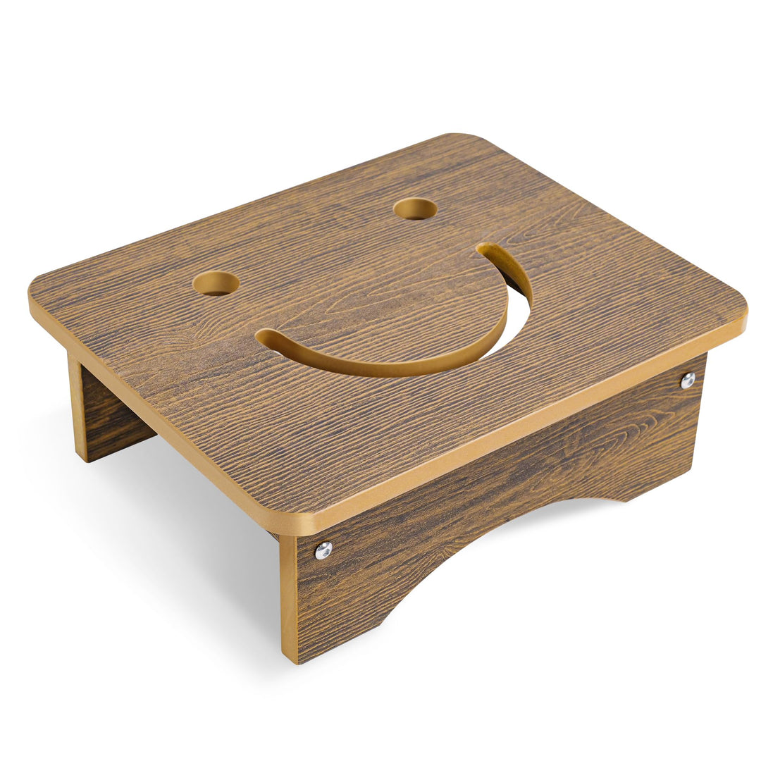 Tritthocker für Erwachsene, Senioren und Kinder mit rutschfestem Gummi, 40 x 32 x 14 cm, robuste HDP