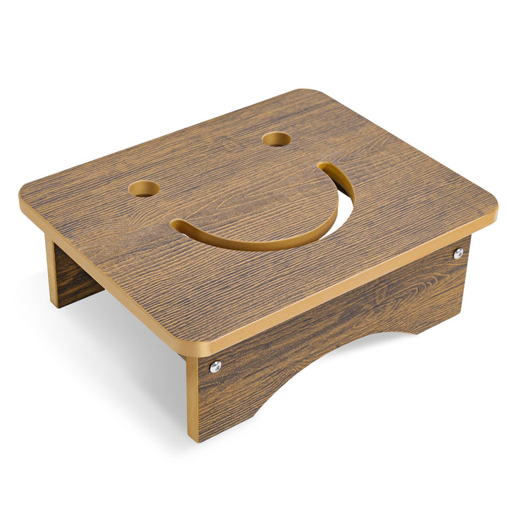 Tritthocker für Erwachsene, Senioren und Kinder mit rutschfestem Gummi, 40 x 32 x 14 cm, robuste HDP
