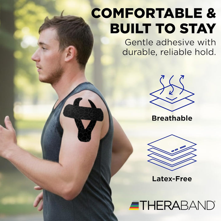 Thera-Band Kinesiologisches Tape Kinesiology Tape Rolle 5m x 5cm Mehrfarbig, OneSize