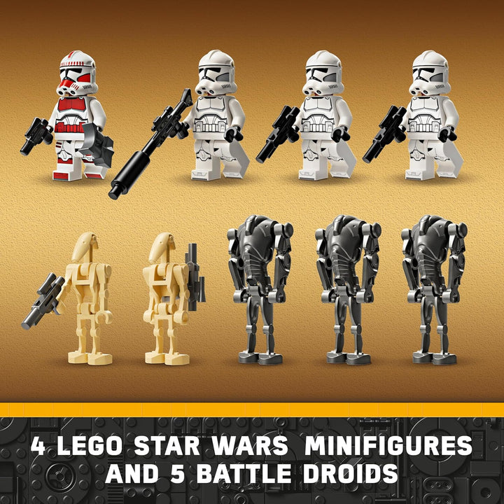 LEGO Star Wars: Tantive IV, Modell eines Sternenschiffs aus Star Wars & Star Wars Clone Trooper & Ba