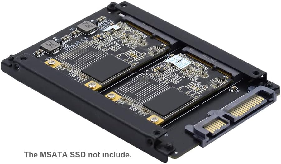 Xiwai Dual MSATA Mini-SATA SSD Karte JOBD Raid0 Span Bridge zu 2.5inch SATA Combo HDD Festplattengeh