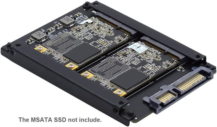Xiwai Dual MSATA Mini-SATA SSD Karte JOBD Raid0 Span Bridge zu 2.5inch SATA Combo HDD Festplattengeh