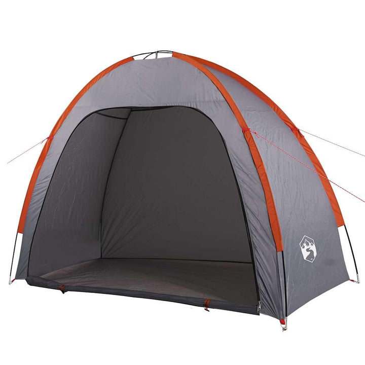 vidaXL Beistellzelt Beistellzelte Lagerzelt Grau und Orange 200 x 163 x 190 cm, Grau und Orange 200