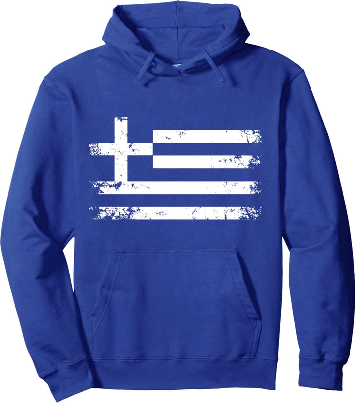 Griechische Flagge Pullover Hoodie