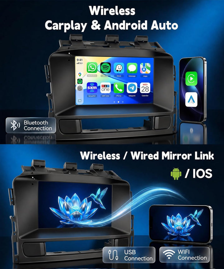 Rimoody 2G+64G Android Autoradio für Opel Astra J 2010 2011 2012 2013 2014 Wireless Carplay Android