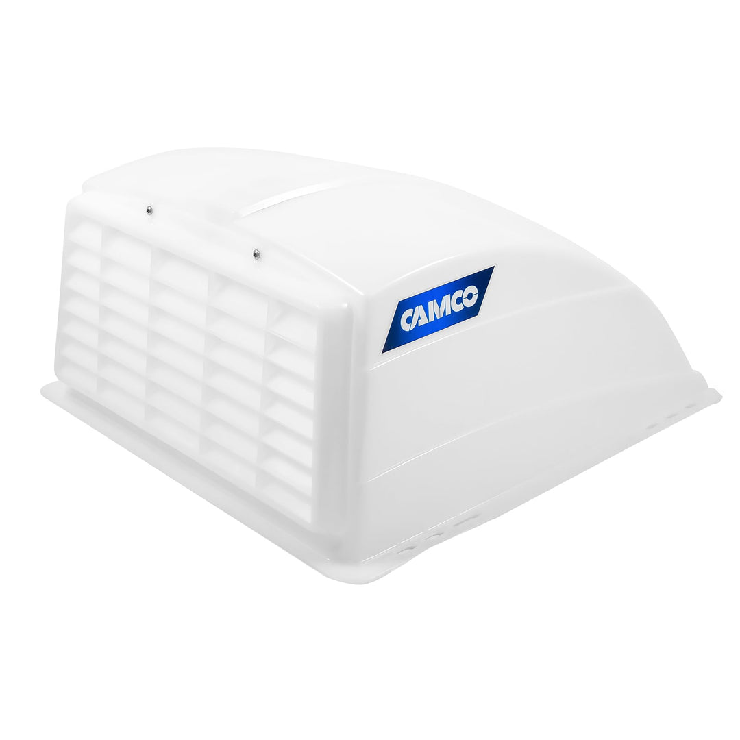 Camco 40431 RV-Dachentlüftungsabdeckung, Weiss Standard Weiss/Opulenter Garten, Standard Weiss/opule