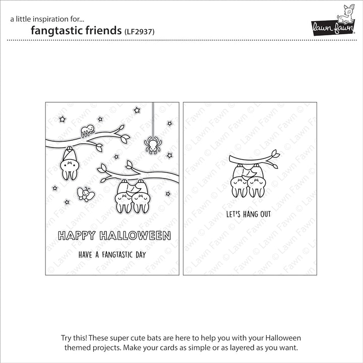 Lawn Fawn, Clear Stamp, fangtastic Friends