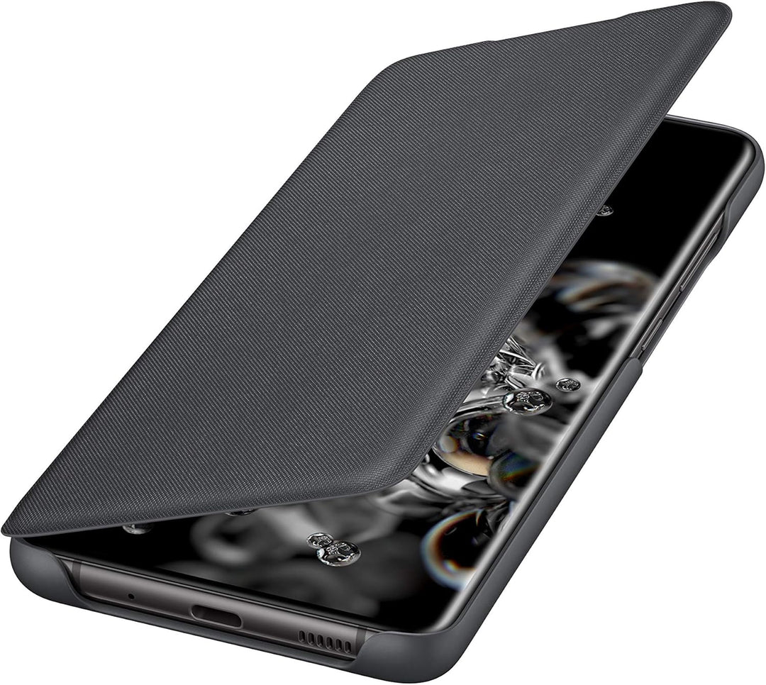 Samsung LED View Smartphone Cover EF-NG988 für Galaxy S20 Ultra Handy-Hülle, LED-Anzeige, Kartenhalt