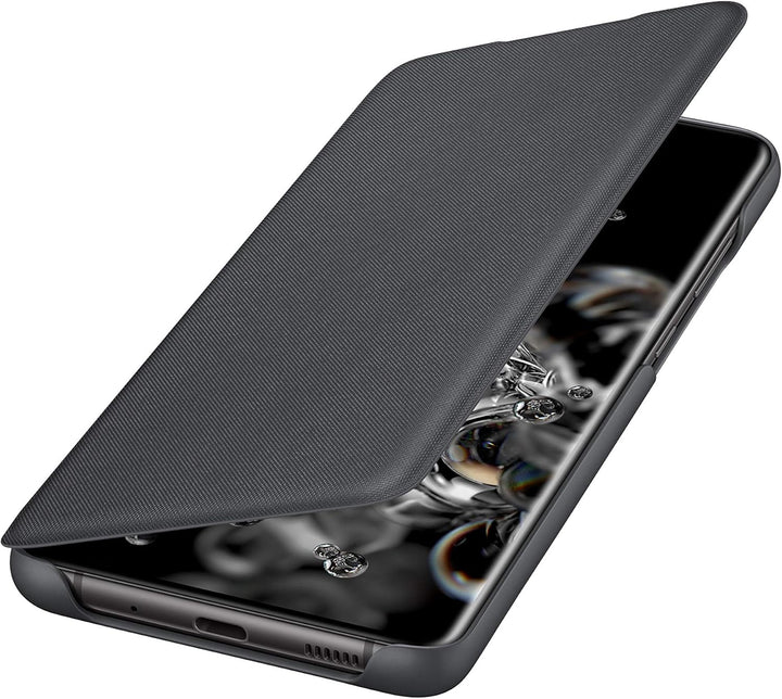 Samsung LED View Smartphone Cover EF-NG988 für Galaxy S20 Ultra Handy-Hülle, LED-Anzeige, Kartenhalt