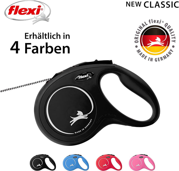 flexi New CLASSIC, Seil, M: 8 m, schwarz schwarz M: 8 m, schwarz M: 8 m