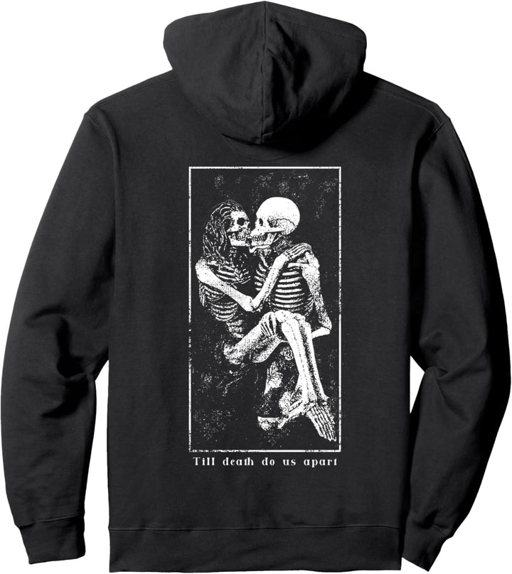 Alternative Clothes Aesthetic Goth - Till death do us apart Pullover Hoodie